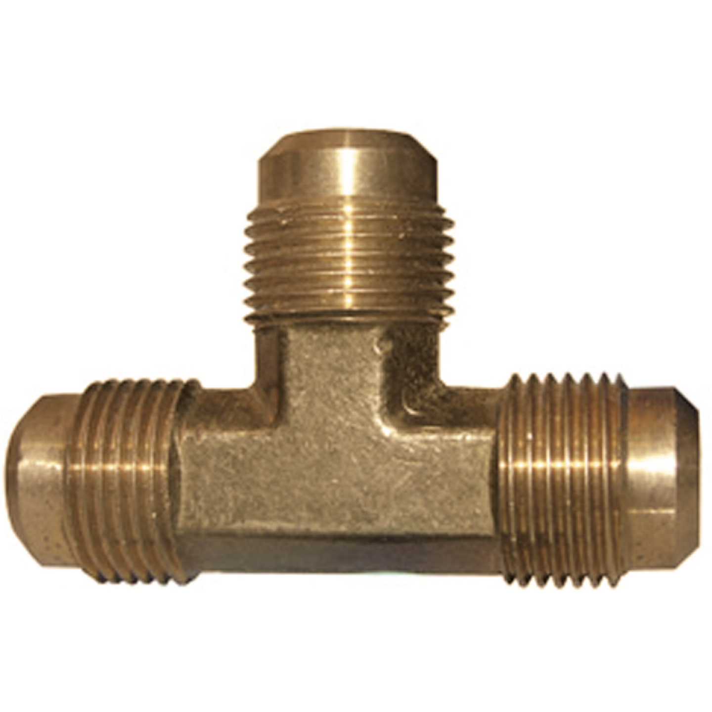 Lasco 3/8 In. M Flare Brass Tee Image 1