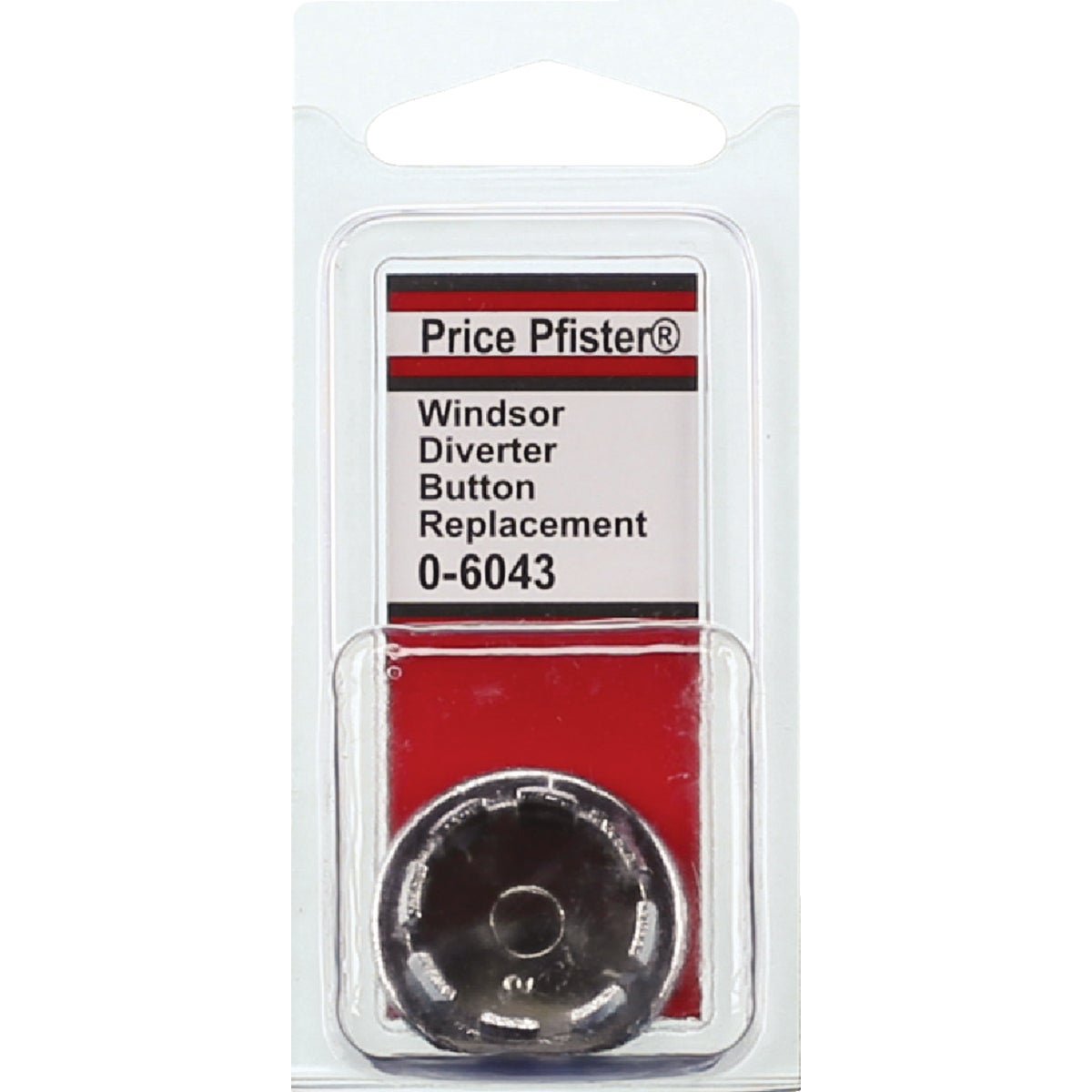 Lasco Price Pfister Acrylic Windsor Brushed Handle Button Image 2