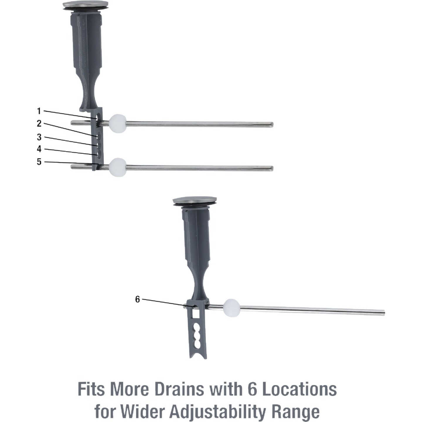Danco 1-3/8 In.Universal Pop-Up Bathroom Sink Plunger Image 6