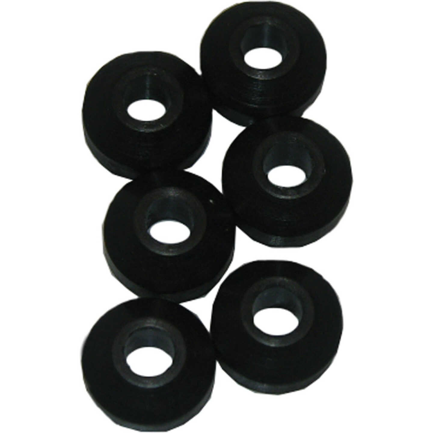 Lasco 1/2 In. Black Beveled Bibb Faucet Washer (6 Ct.) Image 1