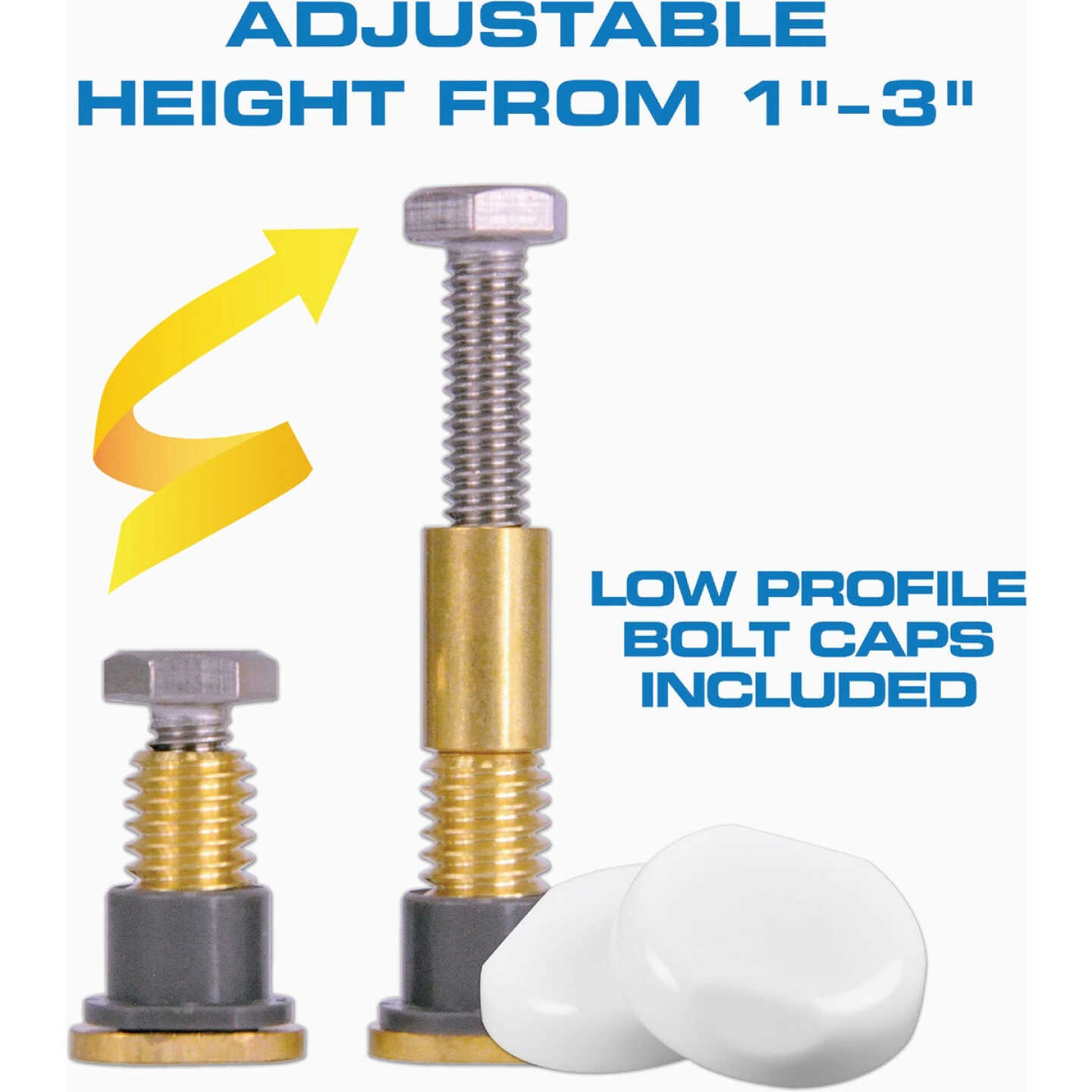 Danco Zero Cut Toilet Bolt Set Image 4