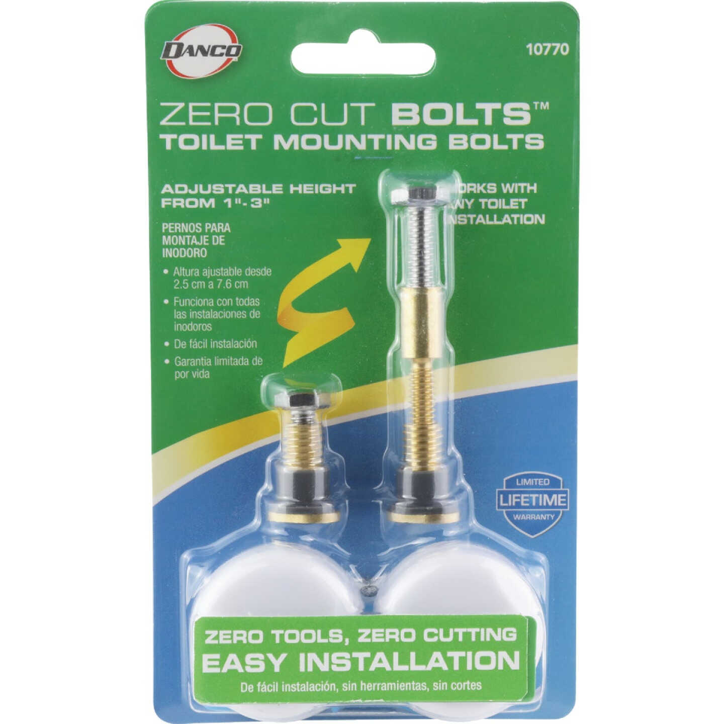 Danco Zero Cut Toilet Bolt Set Image 6