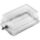 White Rodgers Clear Cover/Solid Baseplate 8-1/4 In. 5-3/8 In. Thermostat Guard Image 1