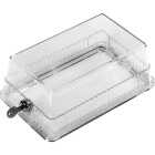White Rodgers Clear Cover/Solid Baseplate 6-3/8 In. 3-1/2 In. Thermostat Guard Image 1