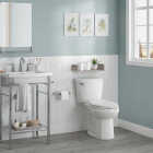 American Standard Colony3 Chair Height White Elongated Bowl 1.28 GPF Toilet-To-Go Image 2
