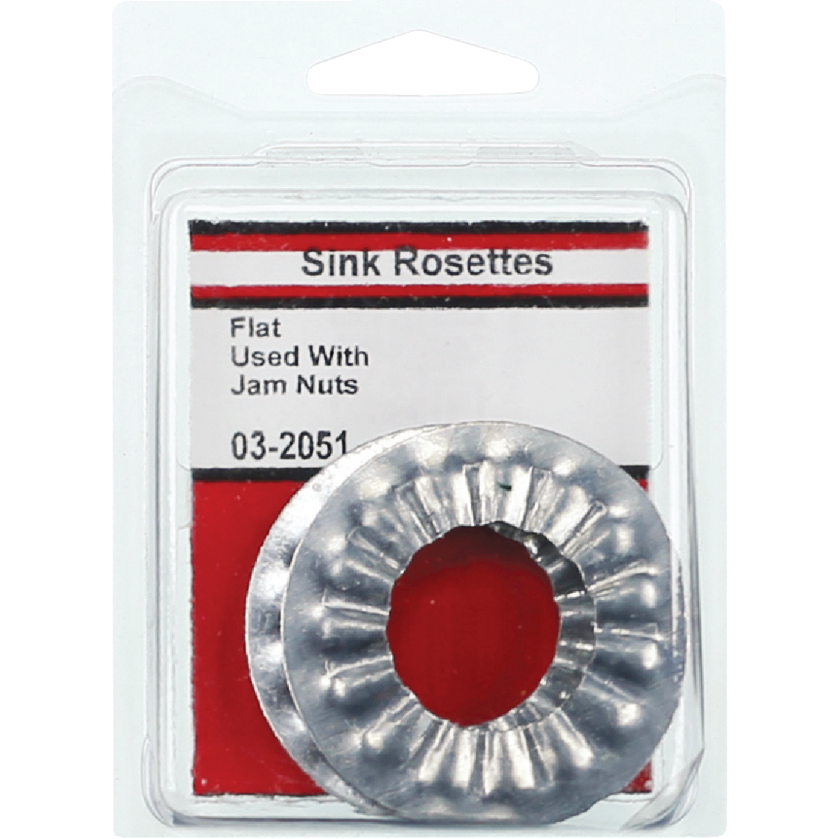 Lasco Flat Metal Rosette Washer Image 2