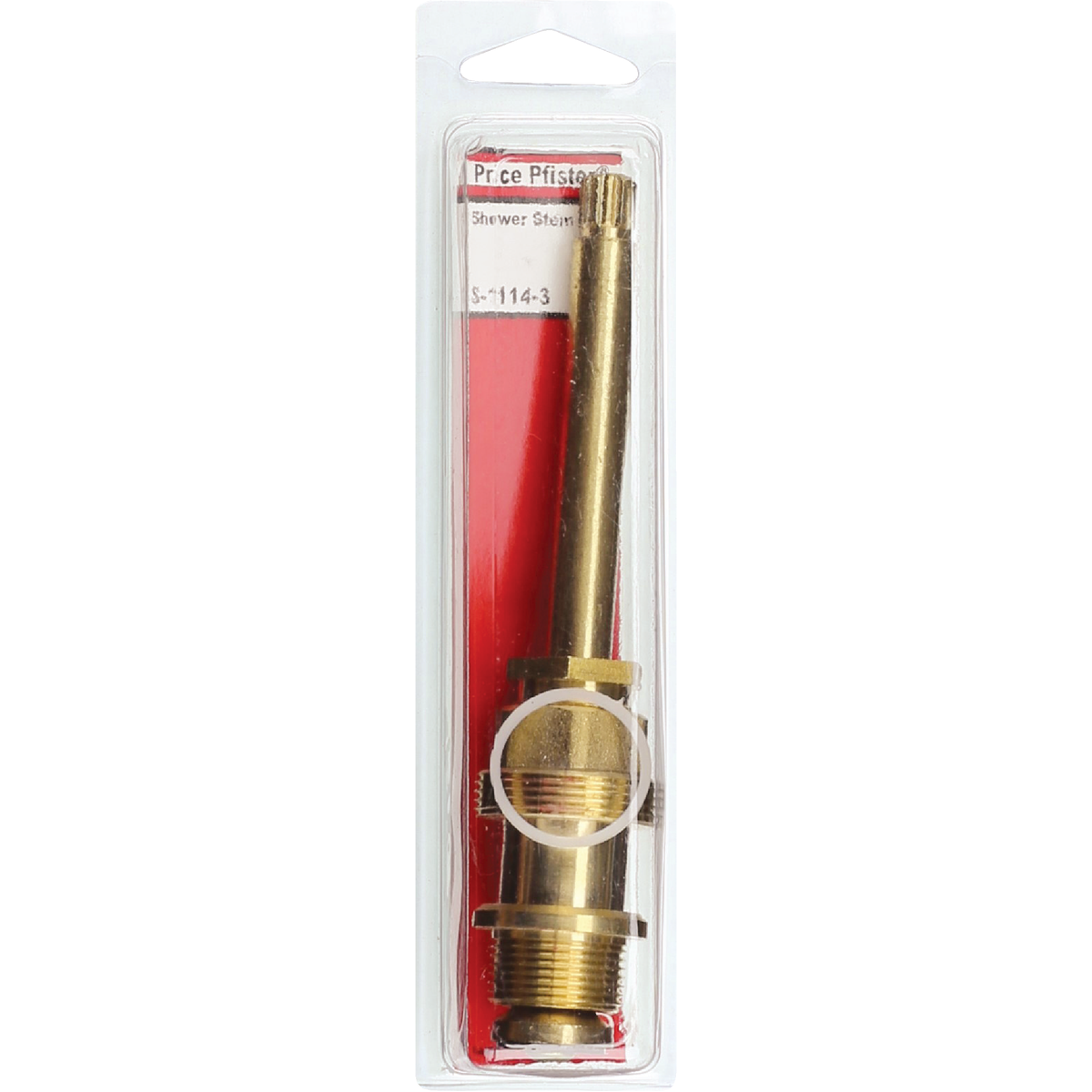 Lasco Price Pfister #6135 Hot/Cold Brass Bathtub Stem Image 2