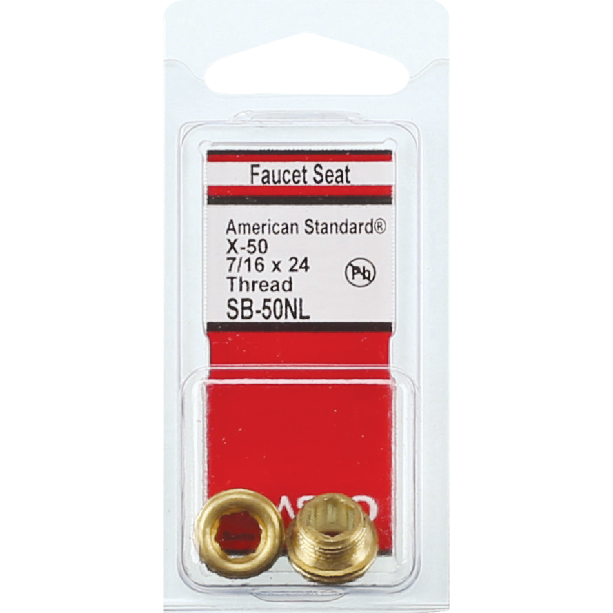 Lasco American Standard 24 In. Thread Size Bibb Seat (2-Pack) Image 2