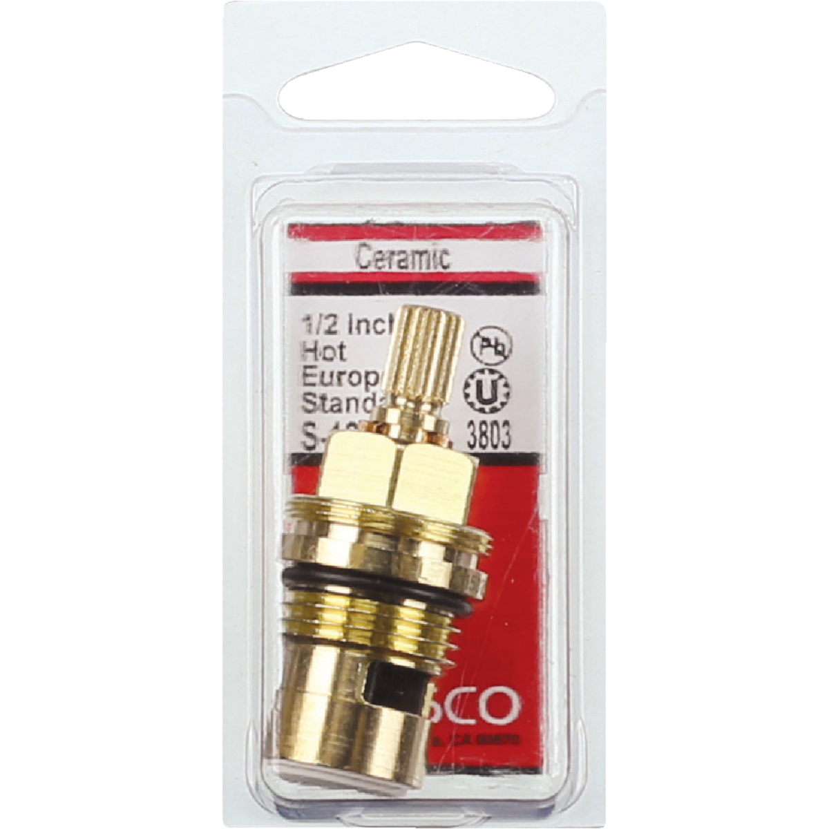 Lasco Hot Water Milwaukee Faucet Stem Image 2