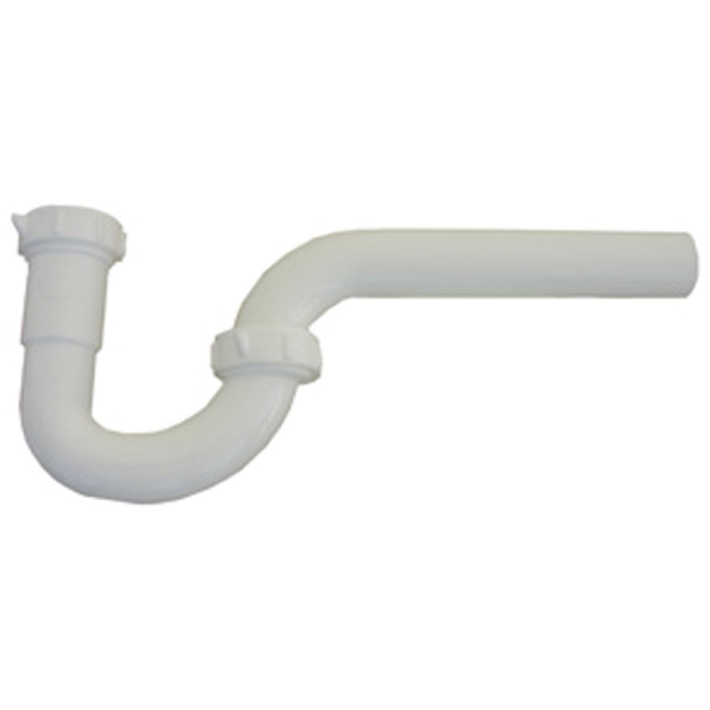 Lasco 1-1/4 In. OD to 1-1/4 In. OD Inlet Tube White Plastic P-Trap Image 1