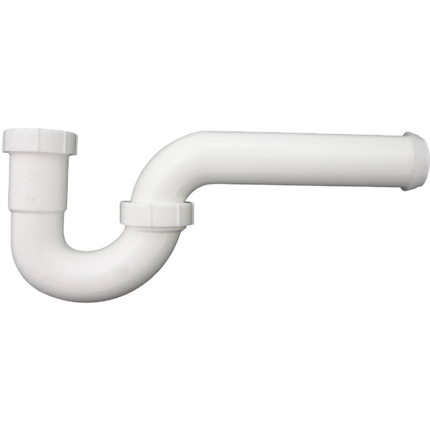 Lasco 1-1/2 In. White Plastic P-Trap Image 1