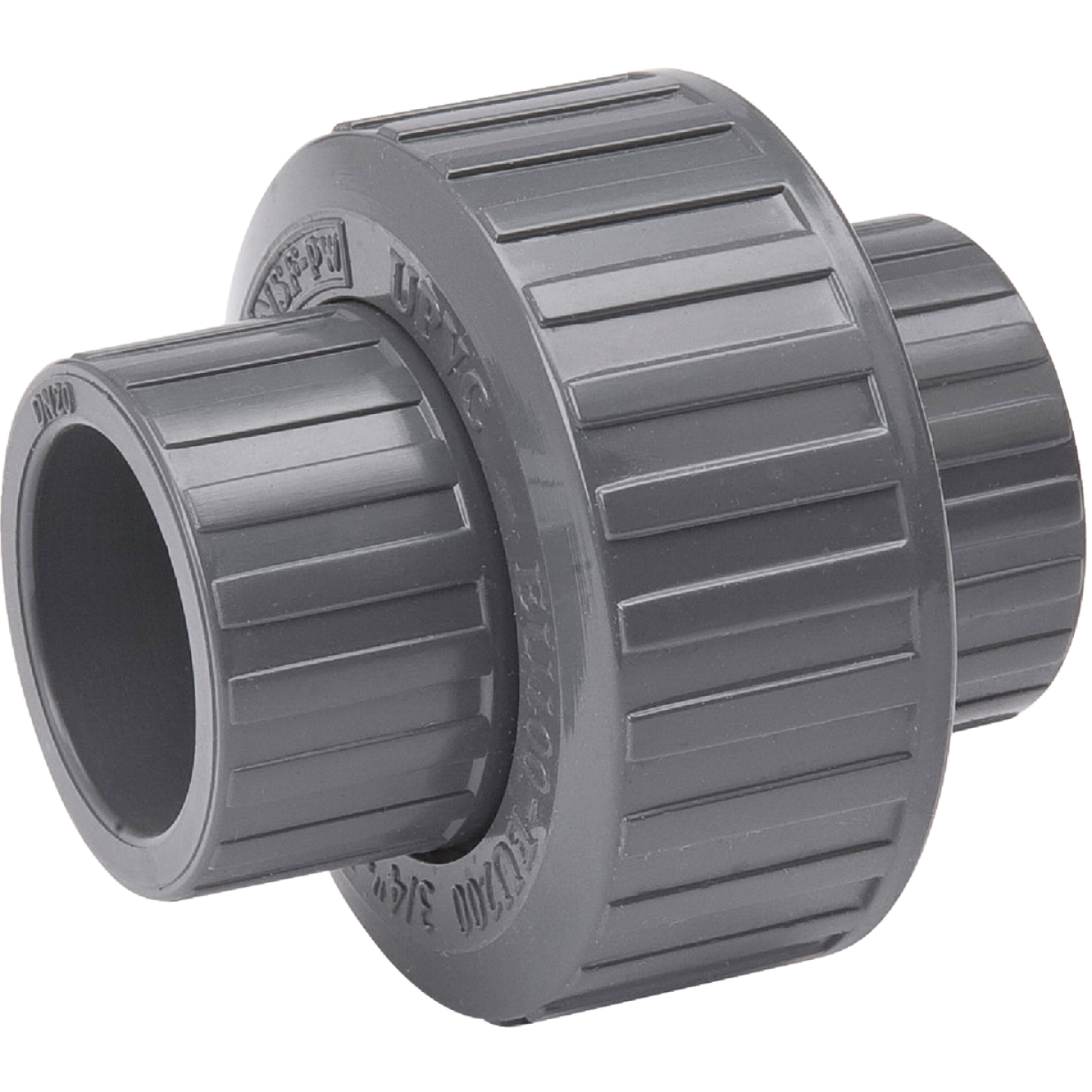 B&K 1/2 In. solvent Schedule 80 PVC Union Image 1