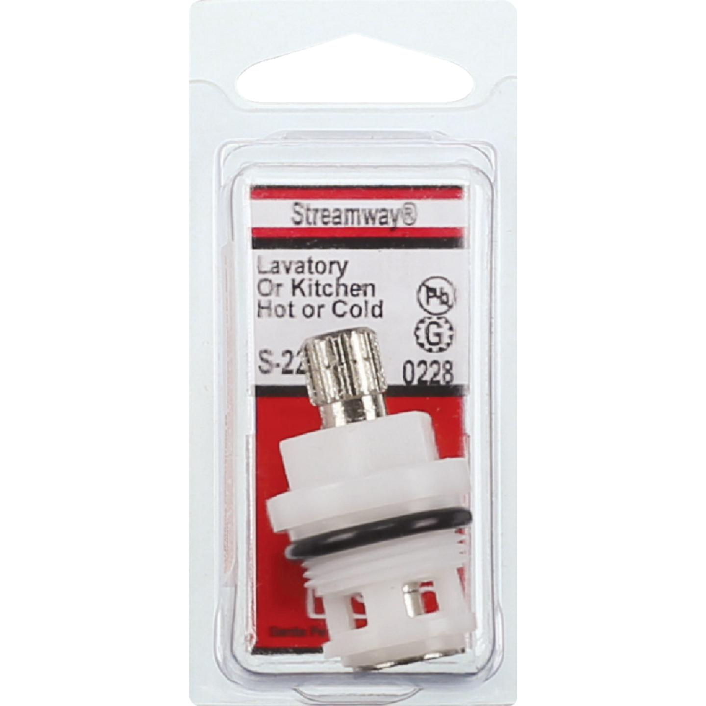 Lasco Hot/Cold Water Streamway No. 0228 Faucet Stem Image 2