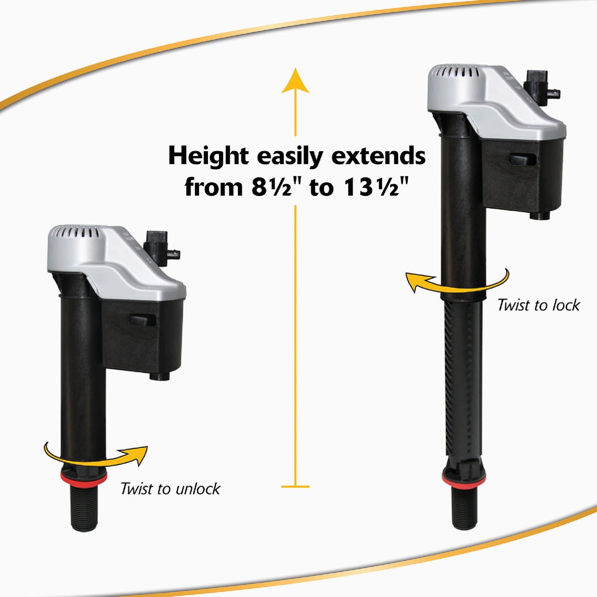 Korky QuietFILL Platinum Fill Valve & 2 In. Flapper Kit Image 5