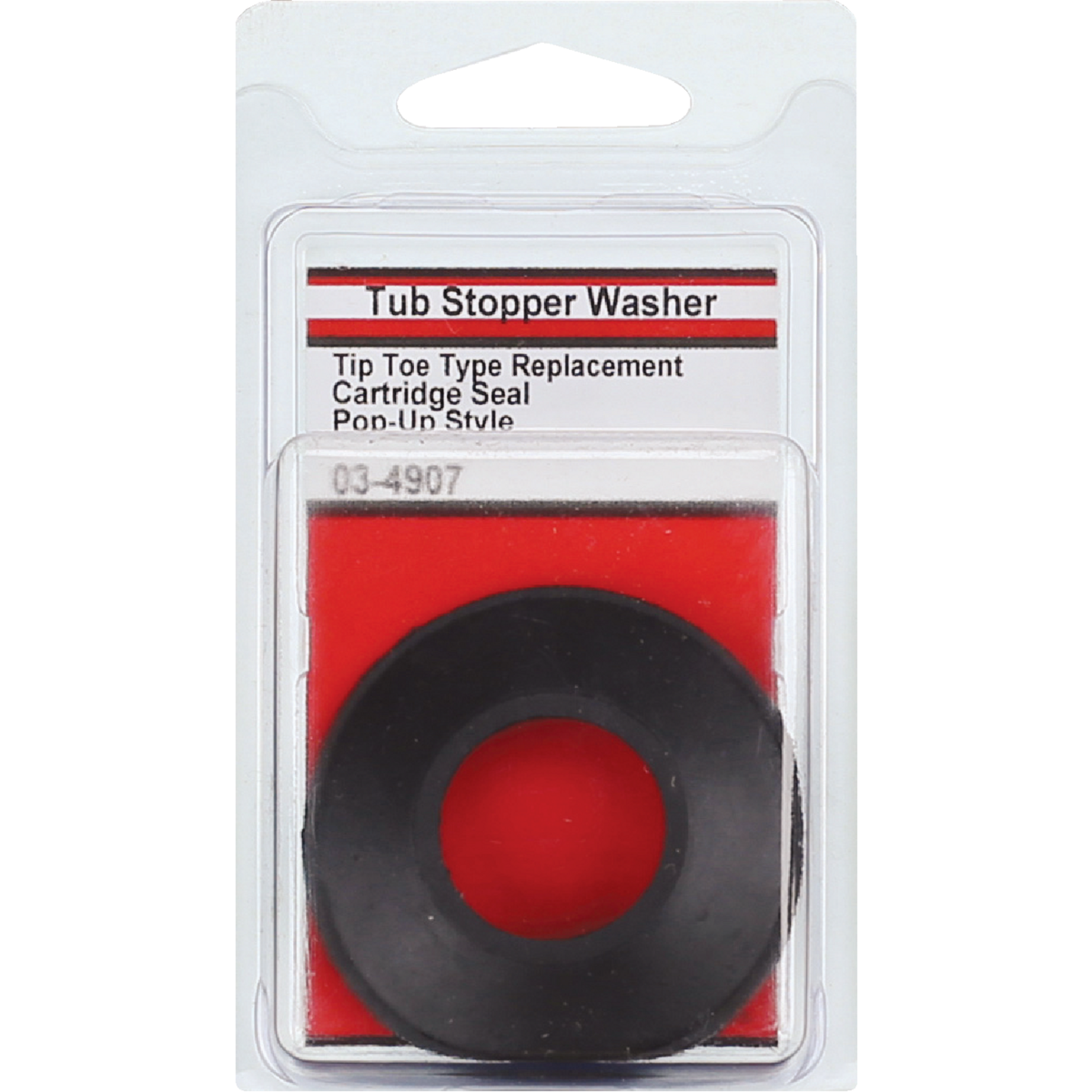 Lasco Rubber Bath Drain Stopper Gasket Image 2