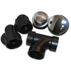 Lasco ABS Bath Drain with Polished Chrome Trim and Waste & Overflow Image 1