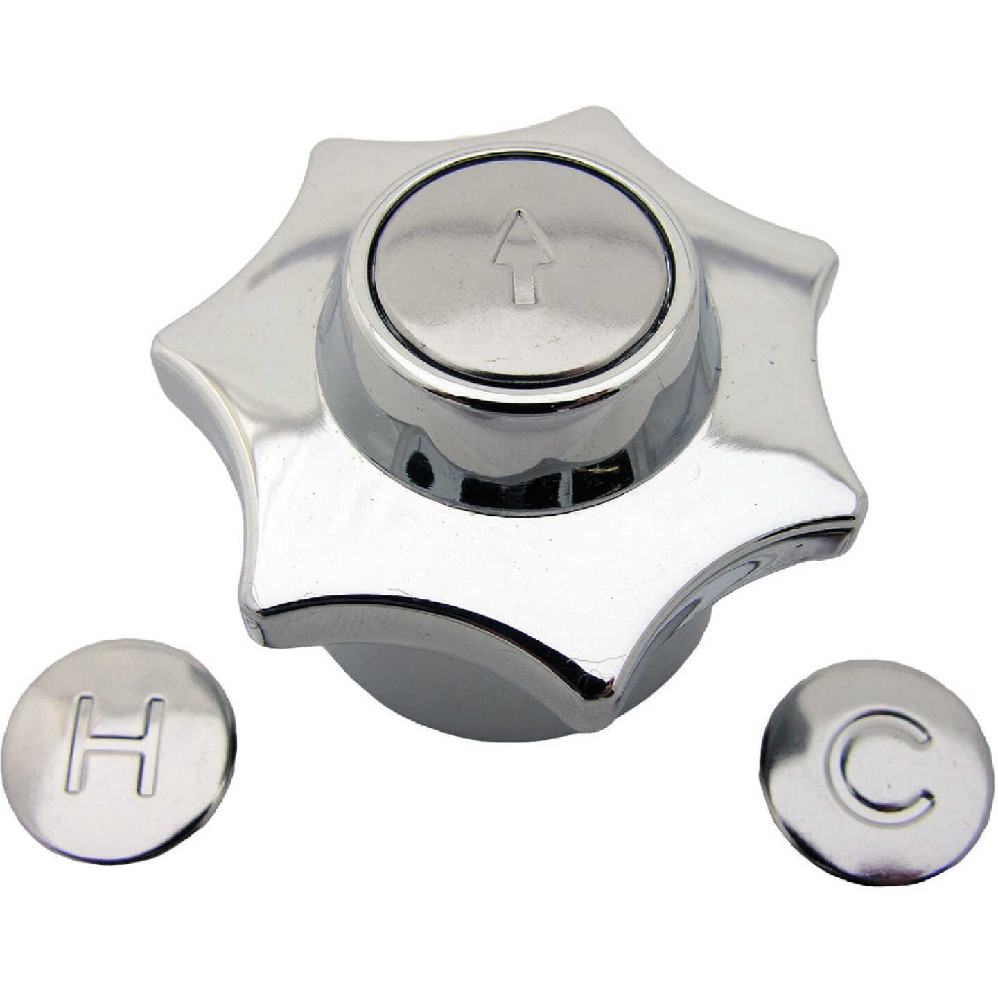 Lasco American Standard Heritage with Hot & Cold Buttons Large Tub & Shower Handle Kit Image 1