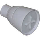 Lasco 1-Spray 2.5 GPM Fixed Shower Head, White Image 1