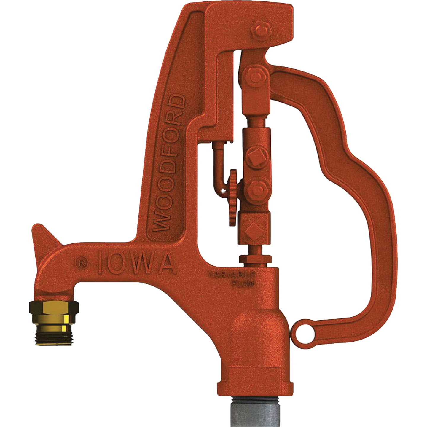 Woodford Y34 1 In. NPT X 3/4 In. MPT X 5 Ft. Galvanized Pipe Freezeless Yard Hydrant Image 1