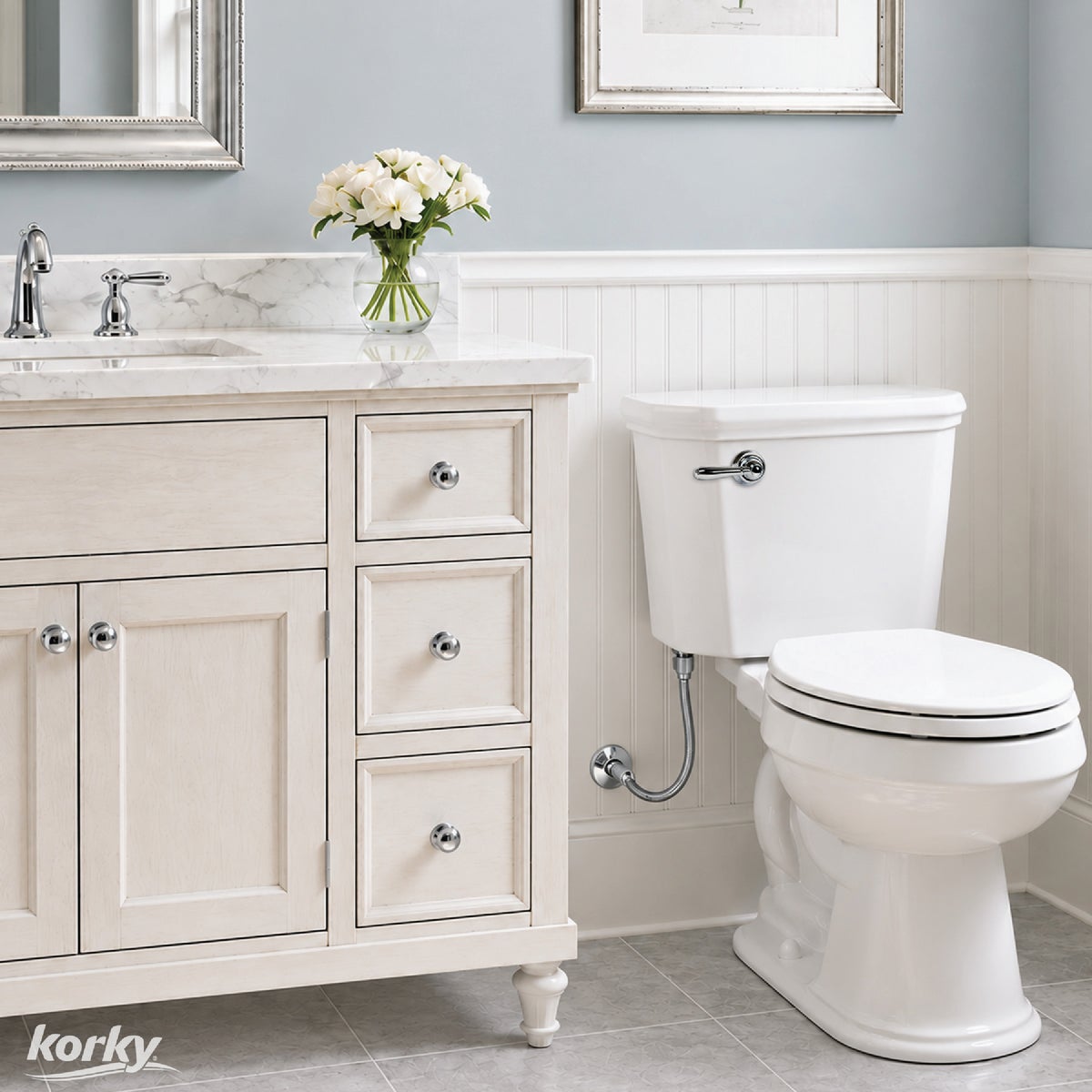 Korky StrongARM Universal Chrome Tank Lever with Faucet Style Handle Image 5