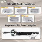 Korky StrongARM Universal Chrome Tank Lever with Faucet Style Handle Image 6