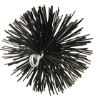 Meeco's Red Devil 8 In. Round Poly Chimney Brush Image 1