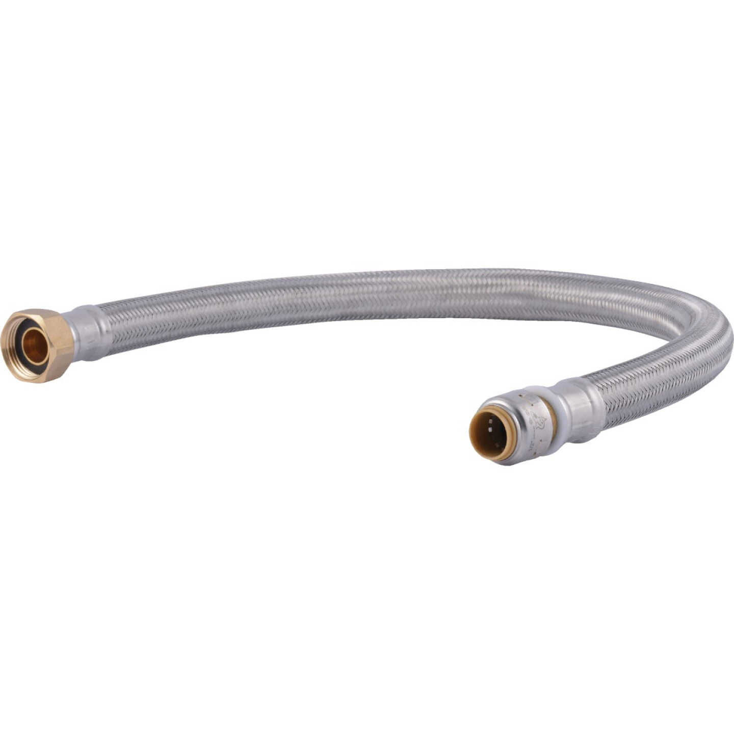 SharkBite 1/2 In. X 3/4 In. FIP X 24 In. L Braided Flexible Water Heater Connector Image 7