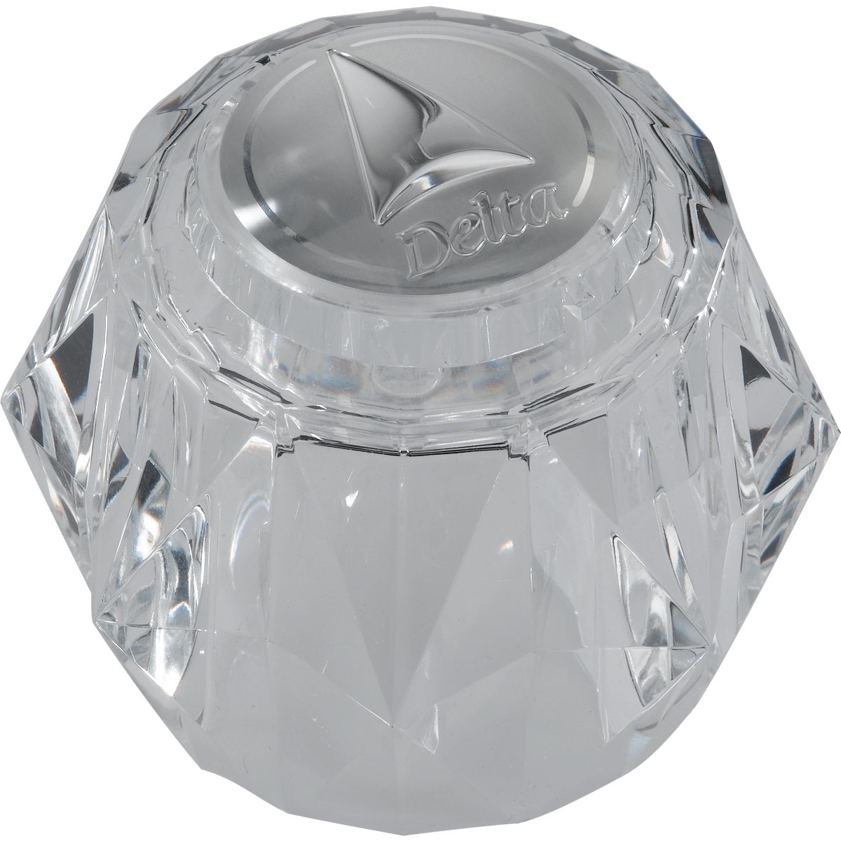 Delta Acrylic Single Knob Clear Faucet Handle