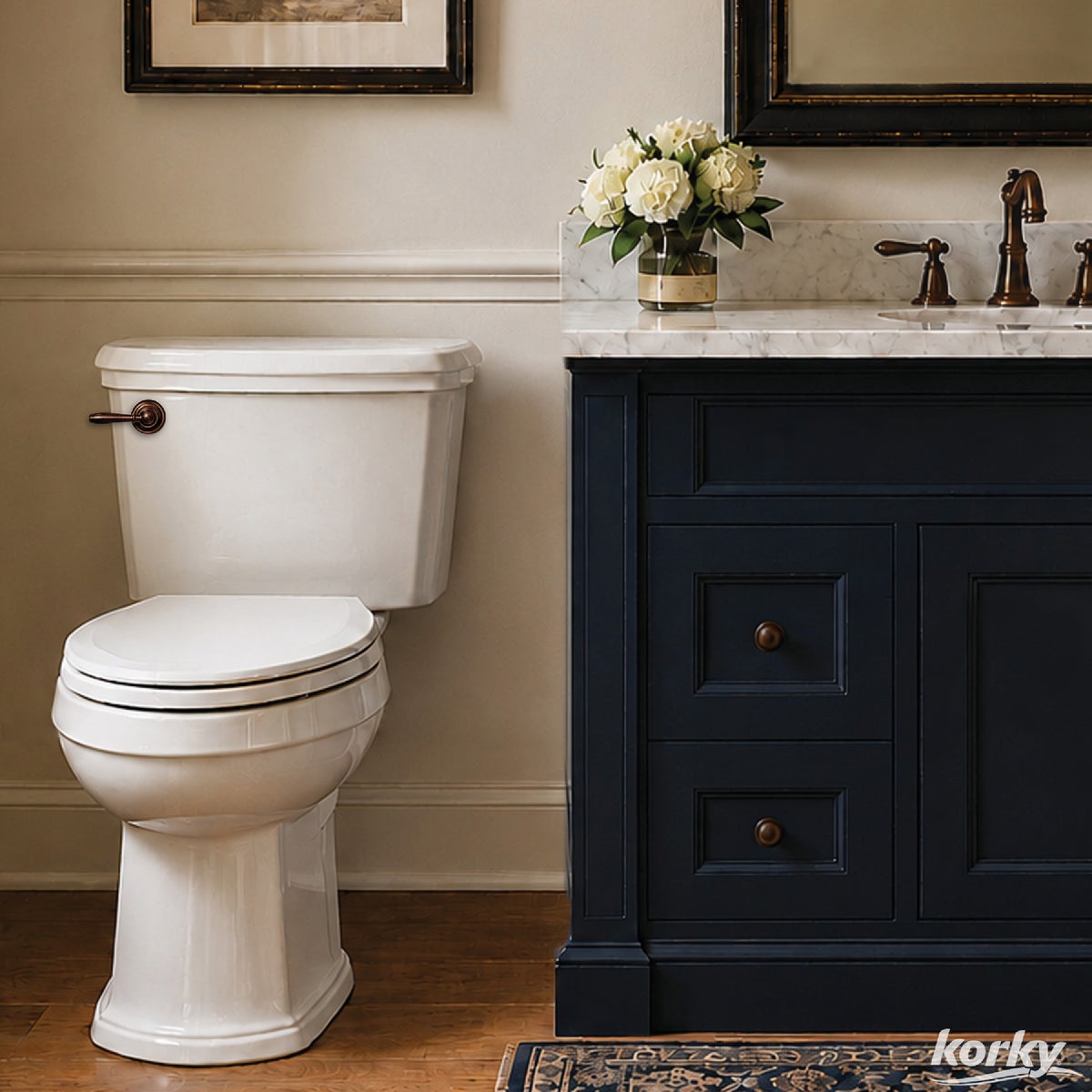 Korky StrongARM Universal Oil-Rubbed Bronze Tank Lever with Faucet Style Handle Image 5