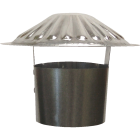 S & K Galvanized Steel 4 In. x 6-3/4 In. Vent Pipe Cap Image 1