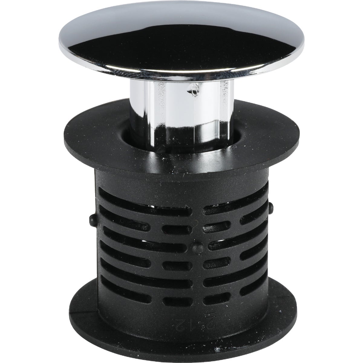 Danco 1-1/2 In. 2-in-1 Hair Catcher and Tub Drain Strainer with Chrome Finish Image 1