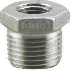 PLUMB-EEZE 1 In. MIP x 1/2 In. FIP Stainless Steel Bushing Image 1