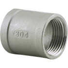PLUMB-EEZE 1 In. FIP Stainless Steel Coupling Image 1