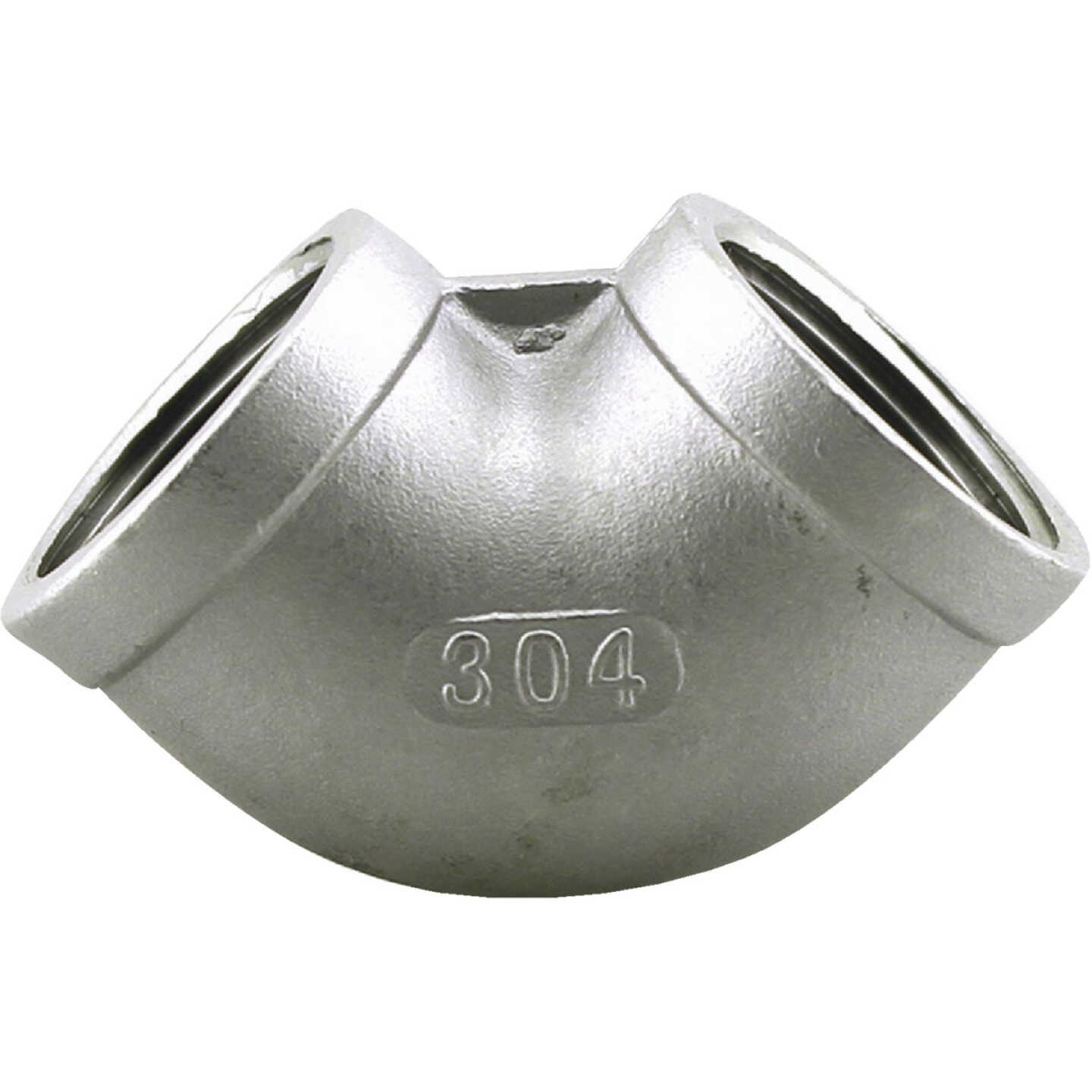 PLUMB-EEZE 3/4 In. FIP 90 Deg. Stainless Steel Elbow (1/4 Bend) Image 1
