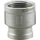 PLUMB-EEZE 1 In. FIP x 3/4 In. FIP Stainless Steel Reducing Coupling Image 1