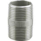 PLUMB-EEZE 1/2 In. MIP x 1-1/2 In. Stainless Steel Nipple Image 1