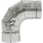 SELKIRK VP Pellet Pipe 3 In. x 5-13/16 In. x 90 deg Pellet Stove Pipe Elbow Image 1