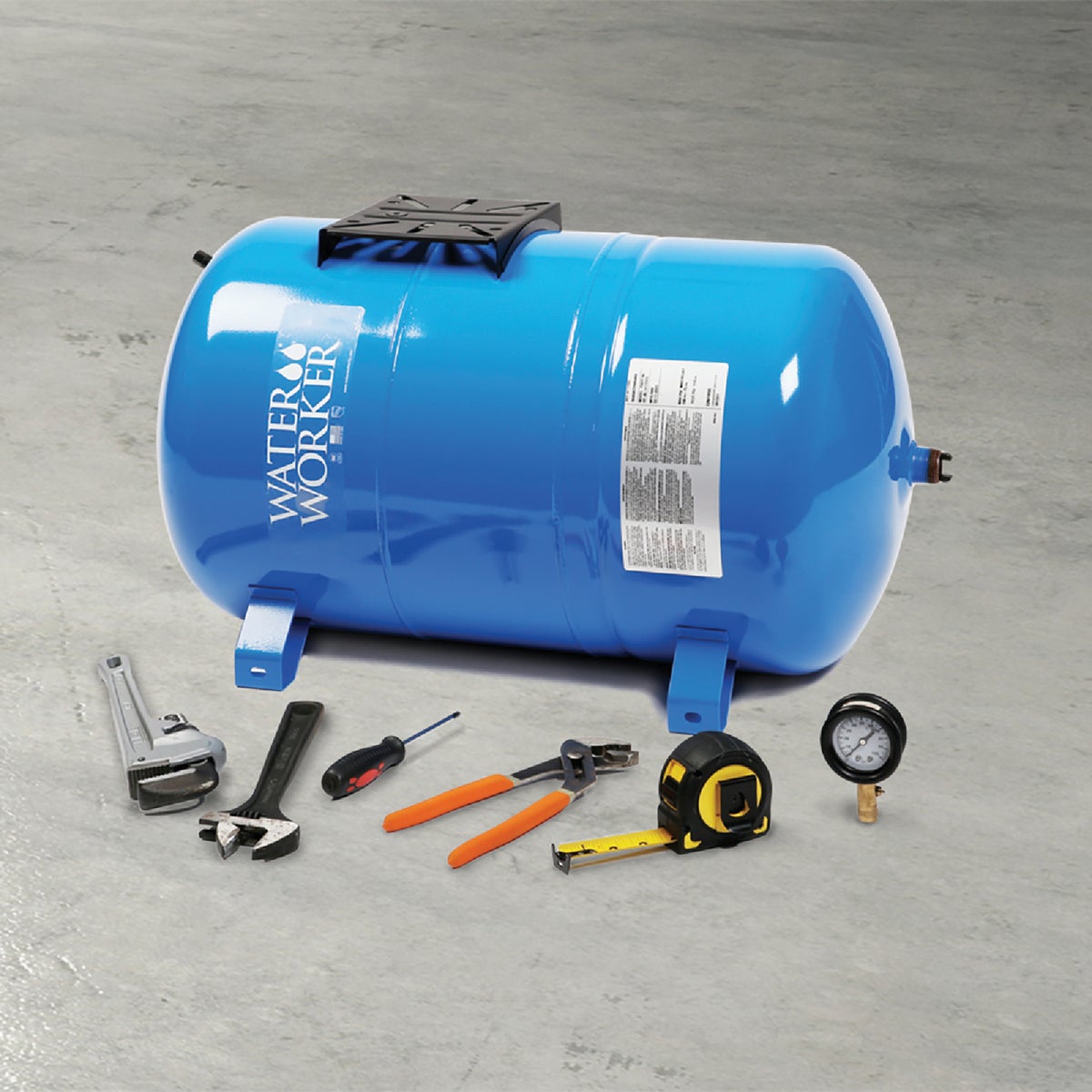 Water Worker 14 Gal. Horizontal Pre-Charged Well Pressure Tank Image 2