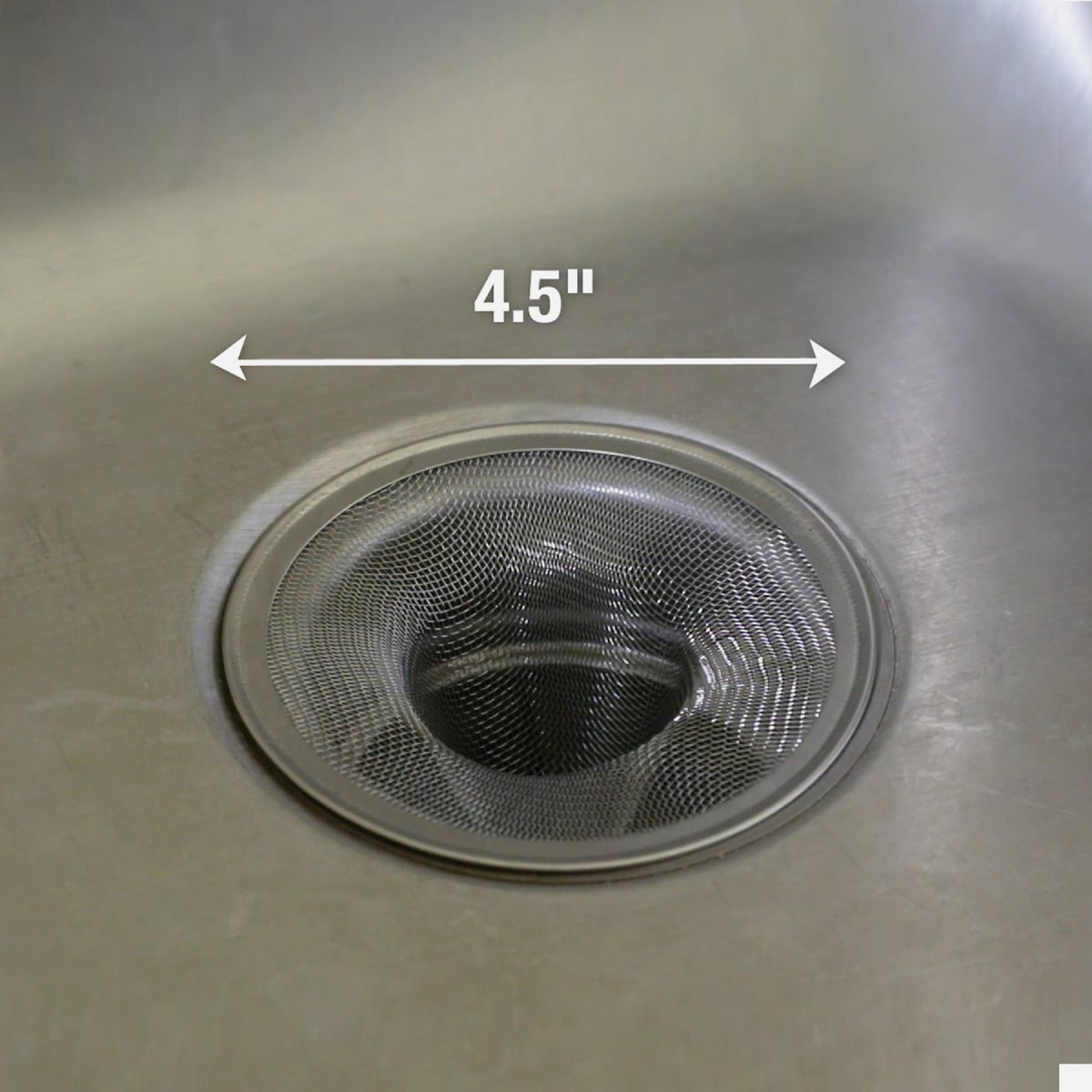 Danco 4-1/2 In. Stainless Steel Mesh Kitchen Sink Strainer Image 4