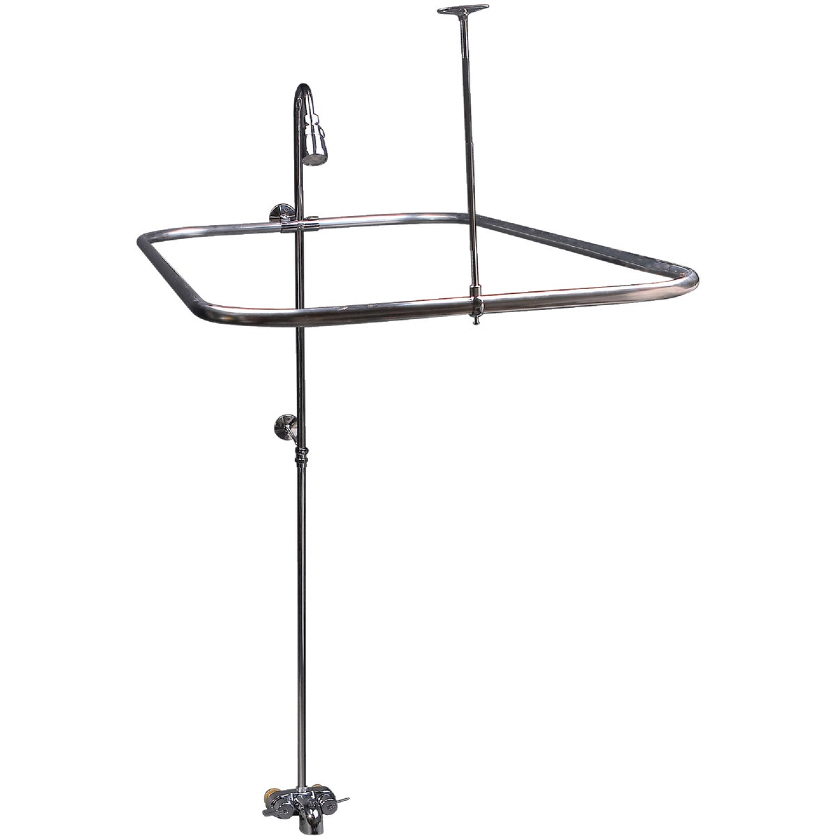 Sioux Chief 24 In. x 42 In. Chrome Shower Kit