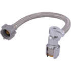 SharkBite 1/2 In. C x 7/8 In. BC x 12 In. L Braided Stainless Steel Toilet Connector Image 1