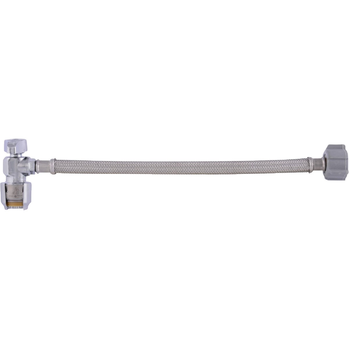 SharkBite 1/2 In. C x 7/8 In. BC x 12 In. L Braided Stainless Steel Toilet Connector Image 7