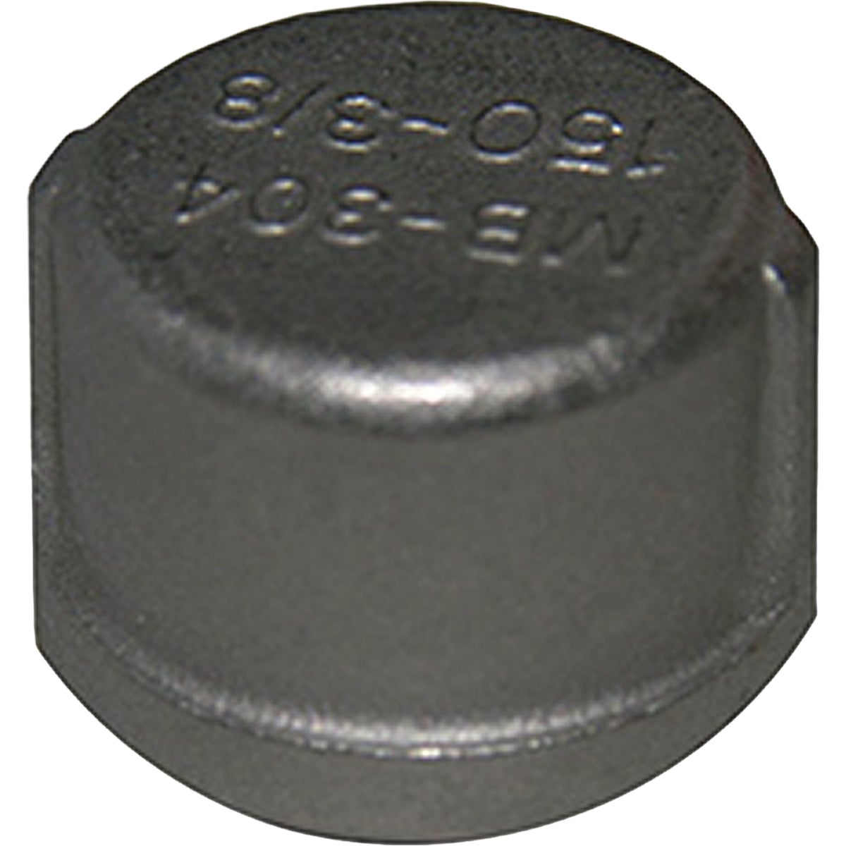Lasco 3/8 In. Female Iron Pipe 301 Stainless Steel Cap