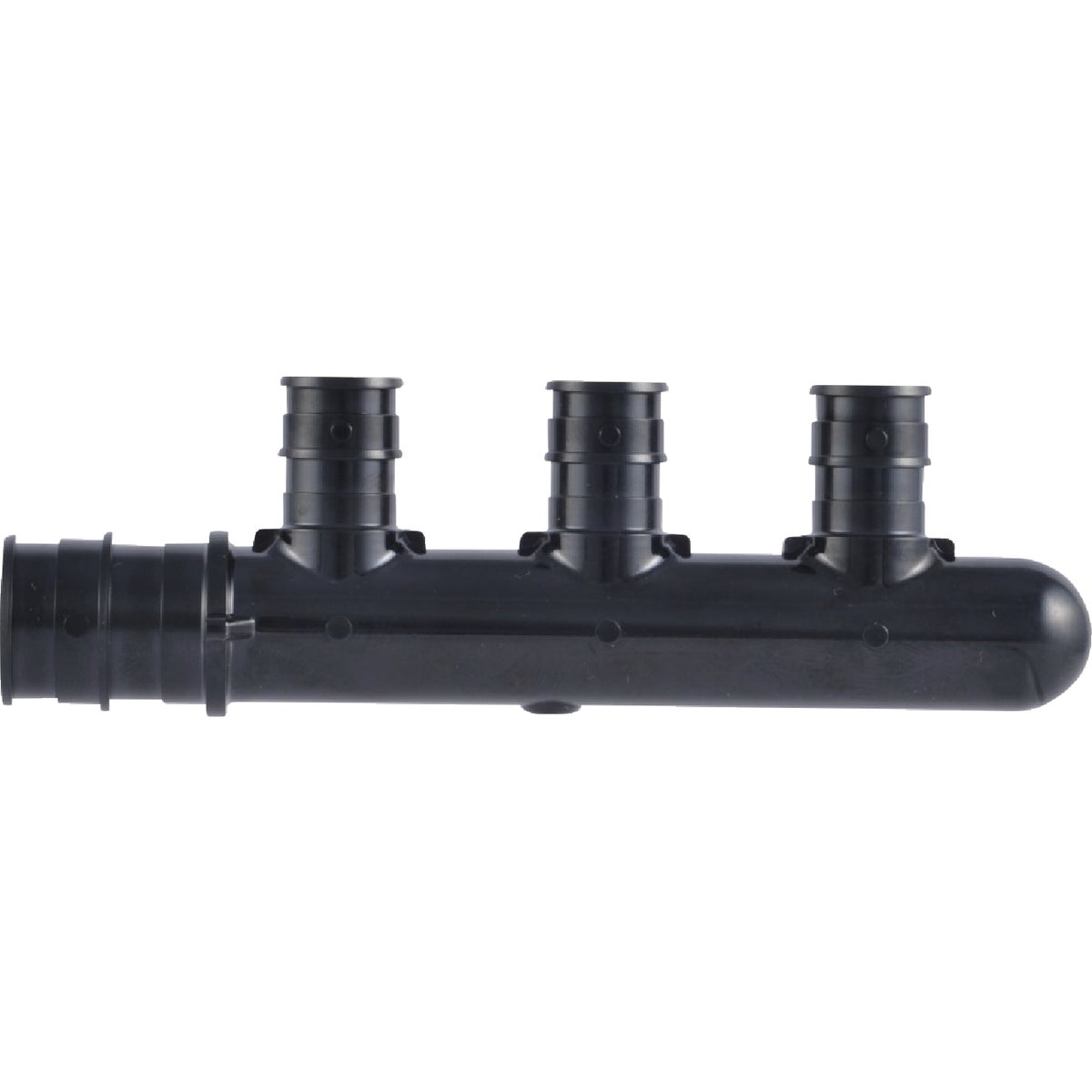 SharkBite 3/4 In. Closed Trunk x 1/2 In. Branches Poly PEX-A 3-Branch Multi Port Tee Fitting Image 3