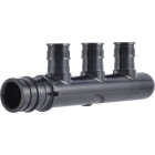 SharkBite 3/4 In. Closed Trunk x 1/2 In. Branches Poly PEX-A 3-Branch Multi Port Tee Fitting Image 1