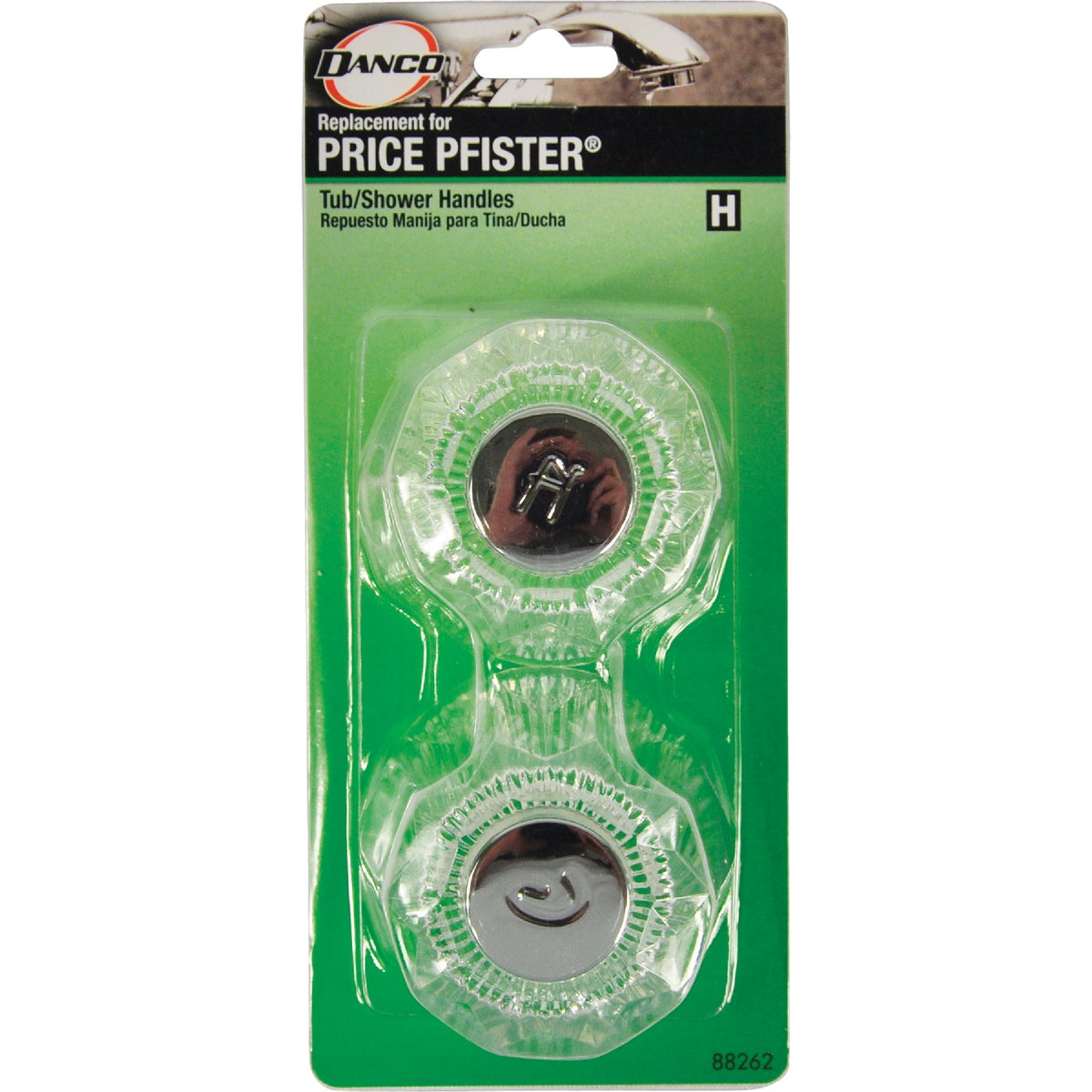 Danco Temperature Control Single 2-3/4 In. H. x 2-3/8 In. Base Tub & Shower Handle Kit (2-Pack) Image 2