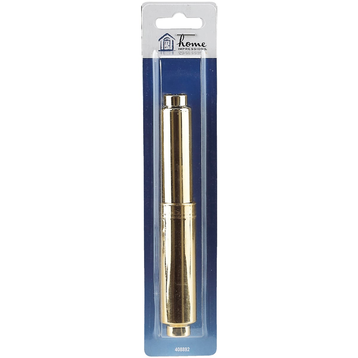 Home Impressions Polished Brass Plastic Toilet Paper Replacement Roller Image 2