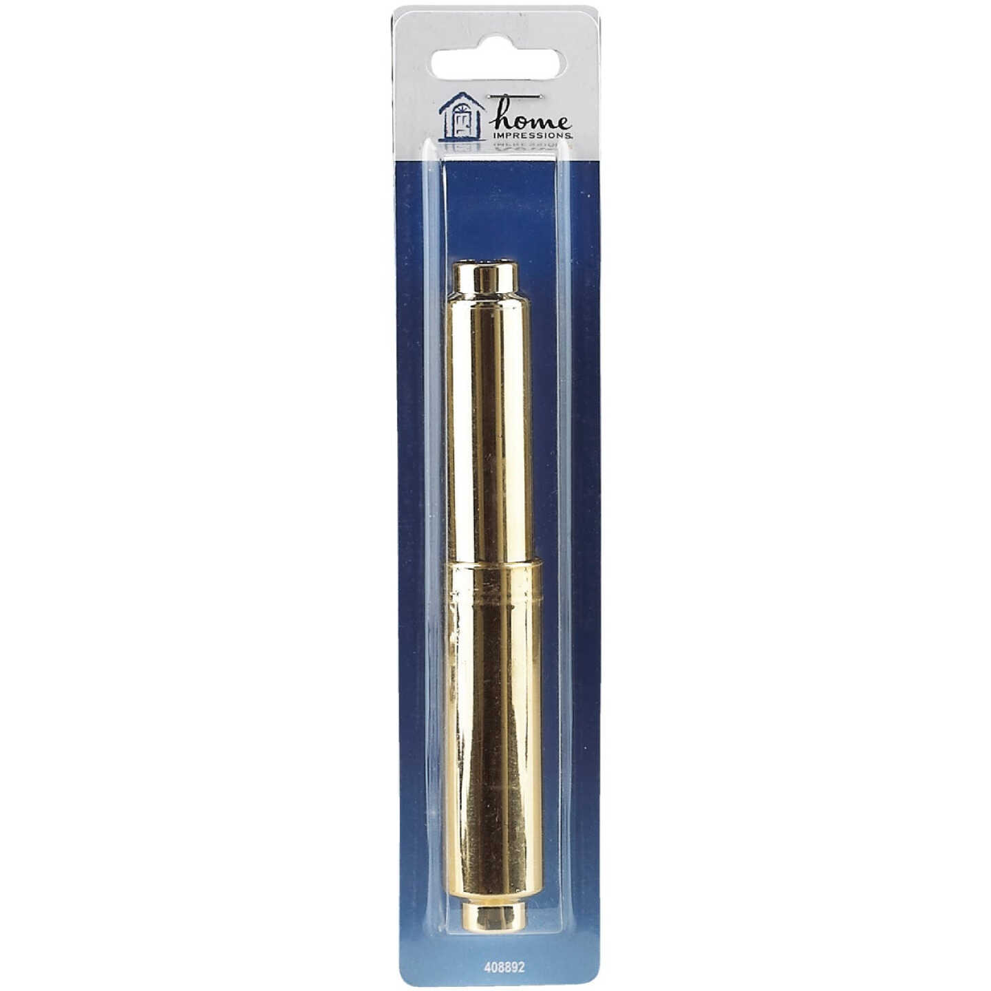 Home Impressions Polished Brass Plastic Toilet Paper Replacement Roller Image 3