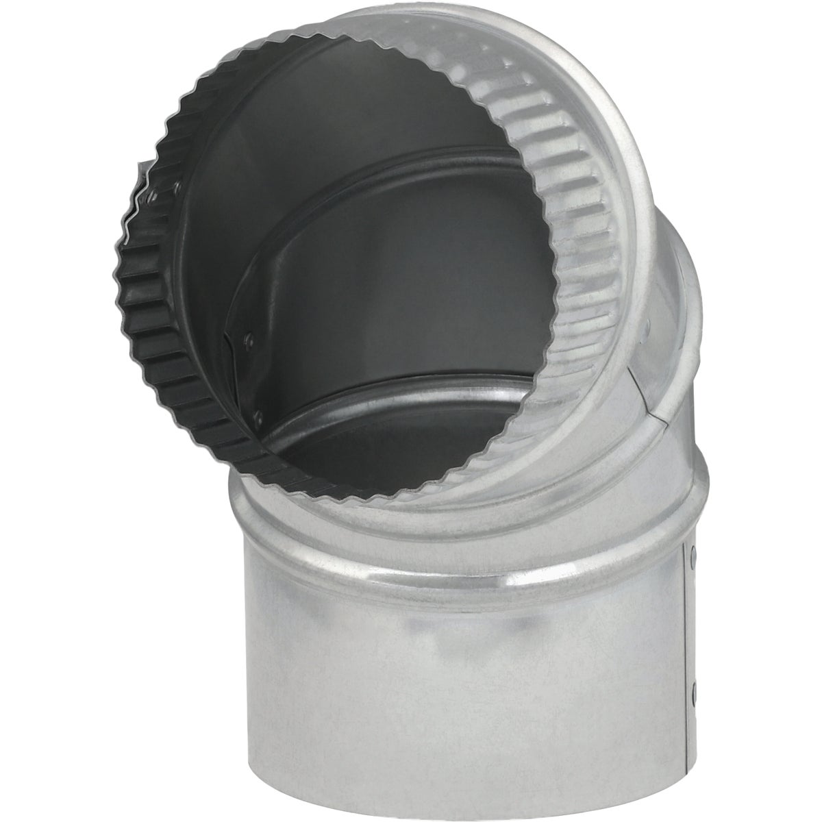 Imperial 24 Ga. 4 In. Round Galvanized Adjustable Elbow Image 4