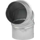 Imperial 24 Ga. 4 In. Round Galvanized Adjustable Elbow Image 4